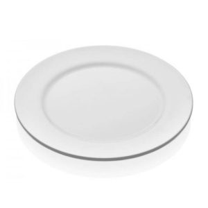 ASSIETTE PLATE EN MELAMINE BLANCHE