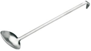 CUILLERE A RAGOUT FORMAT L340 INOX DE COTE