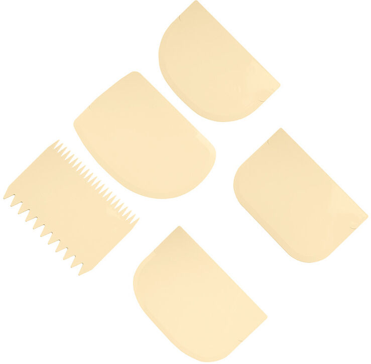 JEU DE 5 RACLOIRS DIM 90*110MM EN PLASTIQUE