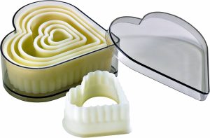 DECOUPOIRES PLASTIQUE FORME COEUR