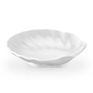 BOL A HUITRES EN MELAMINE 10,5 BLANC