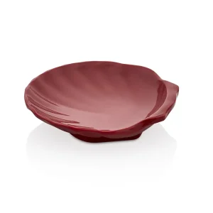 BOL A HUITRES EN MELAMINE 10,5 ROUGE