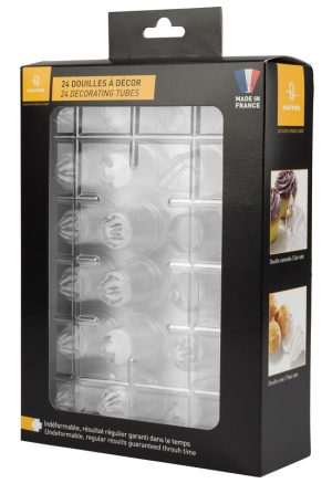BOITE DE 24 DOUILLES POLY CARBONATE