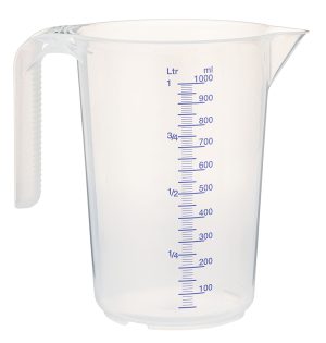 POT PLASTIQUE GRADUE 1L