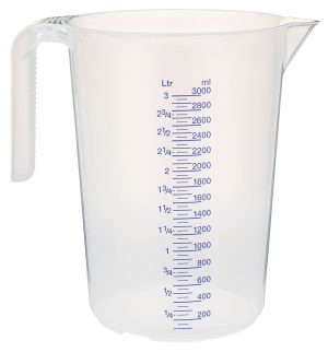 POT PLASTIQUE GRADUE 3L