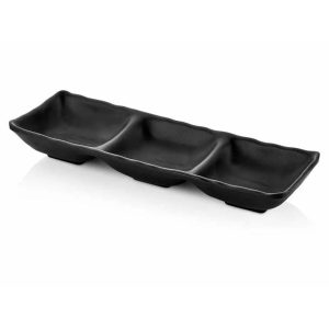 PLAT A RAMEQUIN TRIPLE EN GRANIT BEIGE