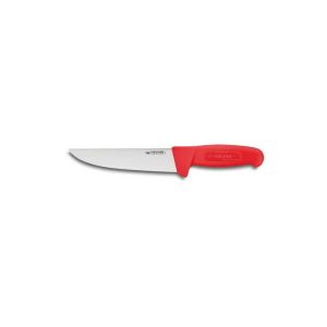 COUTEAU BOUCHER ROUGE 17 CM