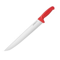 COUTEAU BOUCHER ROUGE 35 CM