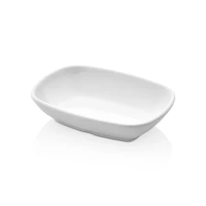RAVIER OVALE MELAMINE BLANCHE 1