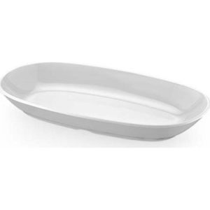 RAVIER OVALE MELAMINE BLANCHE