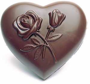 PLAQUE COEUR DEC FLEUR 380226 POLY 4 EMP MATFER