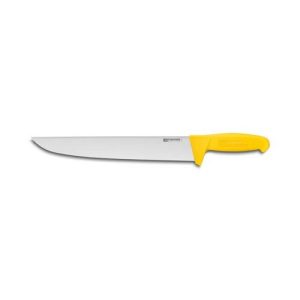 COUTEAU BOUCHER ROUGE 30 CM