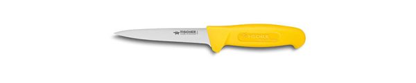 COUTEAU DESOSSEUR COURBE JAUNE 14 CM
