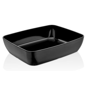 SALADIER MELAMINE CORONA GN 1/2 NOIR