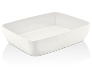 SALADIER MELAMINE CORONA GN 1/2 BLANC