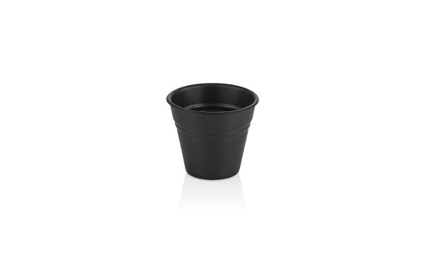 SEAU ROND EN MELAMINE 11 CM NOIR