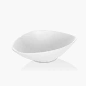 SALADIER BERMUDA EN MELAMINE BLANC