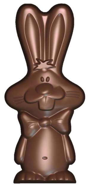 MOULE A CHOCOLAT FORME LAPIN 275X135 MM