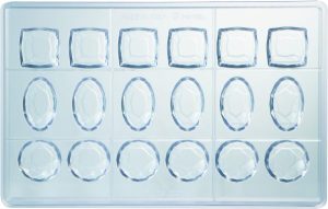MOULE ASSORTIMENTS DIAMANTS EN POLY 275X175 MM