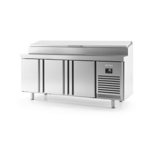 MEUBLE A SALADE DESSUS INOX 3P