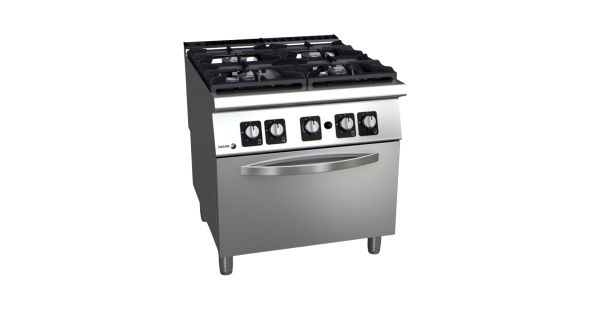 CUISINIERE A GAZ 4 FEUX S/FOUR S/K BRULEUR HAUTE PUISS 19085168