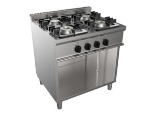 CUISINIERE EASY  A GAZ 4 BRULEURS OUVERTE