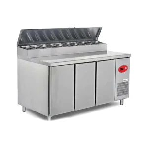 COMPTOIR REFRIGERE 3P P/PREPA PIZZA