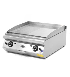 PLAQUE A GRILLADE  GAZ 1/2 LISSE 1/2 STRIE S/PLUS