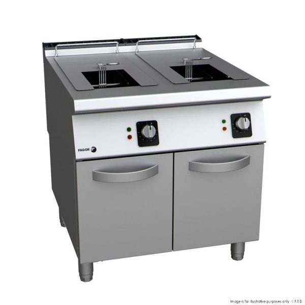 FRITEUSE A GAZ DOUBLE S/PLAC 2X15 L SERIE KORE