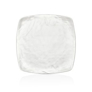 ASSIETTE CARRE PLATE 27X32,5 BLANC M7127