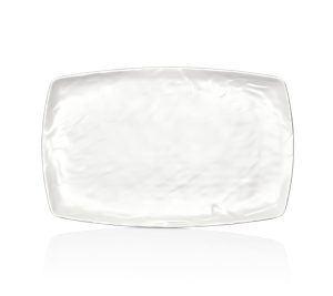 ASSIETTE CARRE PLATE 23,5X37 BLANC M7437