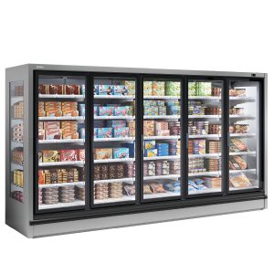 VITRINE MURALE  POSITIVE AVEC 3 PORTES NOIRE