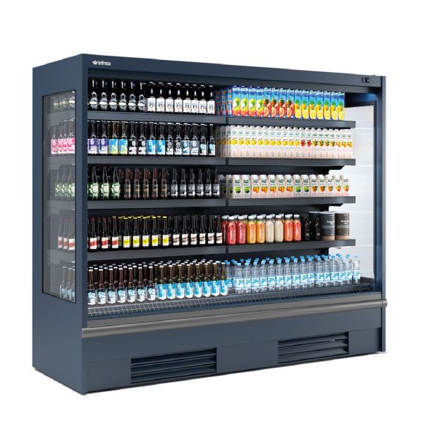 VITRINE MURALE D'EXPOSITION REFRIGERE NOIRE