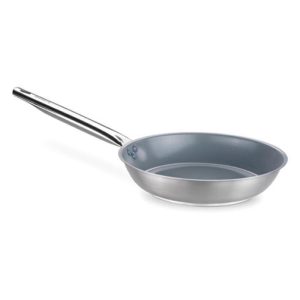 POELE INOX  ANTI ADHESIF CERAMIQUE  32 CM