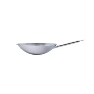 WOK INOX A FOND PLAT 36 CM