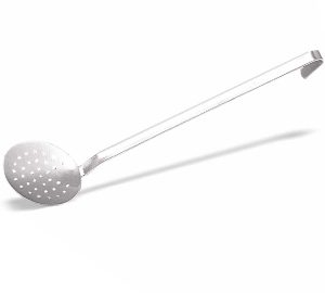 ECUMOIRE MONOBLOC INOX 20 CM
