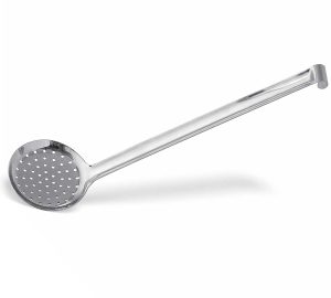ECUMOIRE MONOBLOC INOX ECONOMIQUE 12 CM
