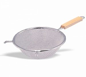 PASSOIRE INOX DOUBLE TOILE 18 CM