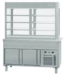 MEUBLE FROID INOX POUR VITRINE FROIDE