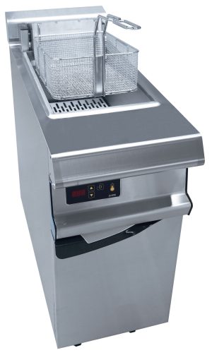 Friteuse professionnelle électrique haut-
rendement 20 Litres sur placard