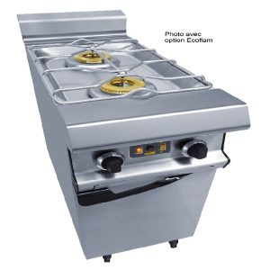 Fourneau à Gaz 2 Feux Nus 7 kW