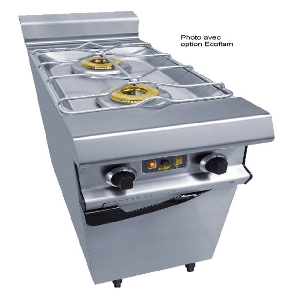 Fourneau à Gaz 2 Feux Nus 7 kW